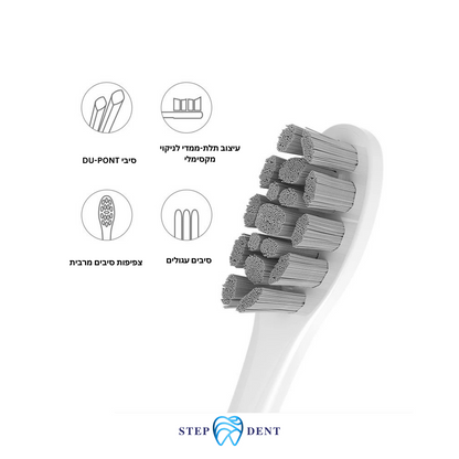 ראשים חלופיים למברשות OCLEAN - STEPDENT 0
