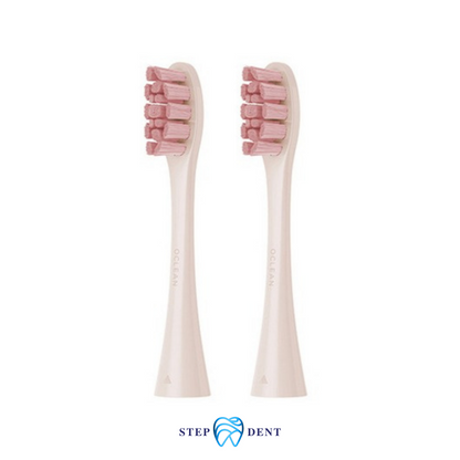ראשים חלופיים למברשות OCLEAN - ורוד-2 - STEPDENT 0