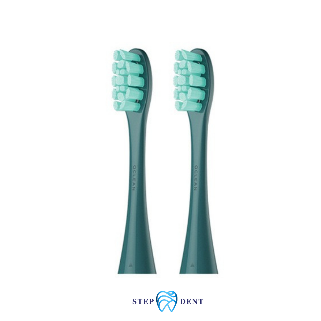 ראשים חלופיים למברשות OCLEAN - ירוק-2 - STEPDENT 0