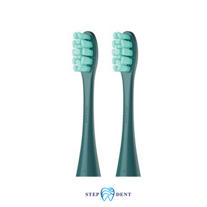ראשים חלופיים למברשות OCLEAN - ירוק-2 - STEPDENT 0
