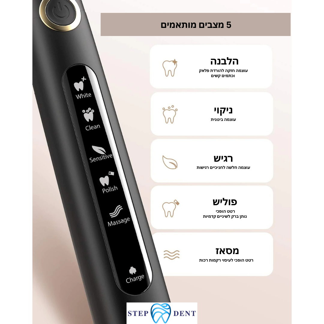 מברשת חשמלית Fairywill D7 - STEPDENT 0