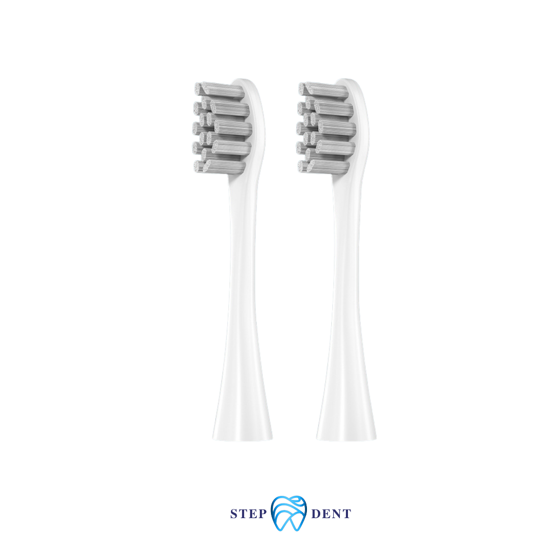 ראשים חלופיים למברשות OCLEAN - לבן-2 - STEPDENT 0